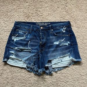 American Eagle high-rise shorts